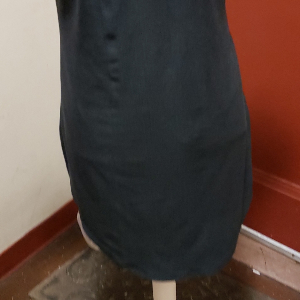 SAUCI BLACK/FLORAL DRESS SIZE MEDIUM - Picture 13 of 15
